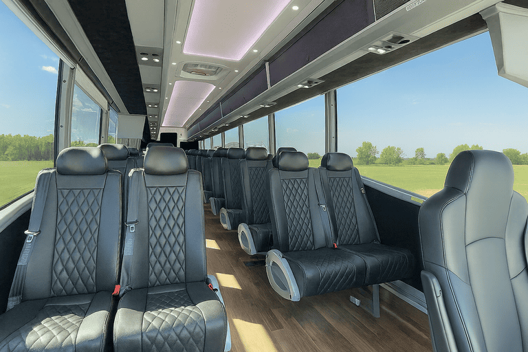 coach bus in Noblesville
